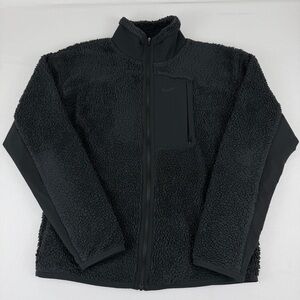 NIKE Women’s Fuzzy Full‎ Zip Training Top SHERPA SIZE EXTRA SMALL